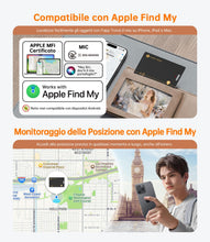 Carica l'immagine nel visualizzatore di Gallery, NOVOO Tracker Card 1,9mm, Ricarica Wireless, Apple Dov'è, IP68