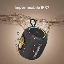 Carica l'immagine nel visualizzatore di Gallery, Tronsmart Cassa Bluetooth Waterproof IPX7, Riproduzione di 24 Ore con Nero