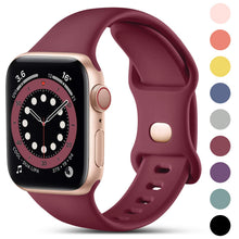 Carica l'immagine nel visualizzatore di Gallery, CeMiKa Silicone Cinturino Compatibile per Apple Watch 38mm 40mm 41mm 42mm