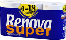 Carica l'immagine nel visualizzatore di Gallery, Renova 200061907 Carta Igienica Super Compatta, 6 rotoli, Bianco, 48.8 m