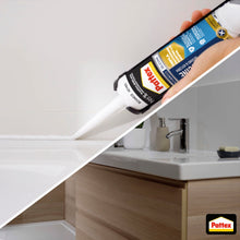 Carica l'immagine nel visualizzatore di Gallery, Pattex Bagni &amp; Cucine 3x Protection Silicone Antimuffa, Bianco, 300 ml