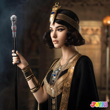 Carica l'immagine nel visualizzatore di Gallery, Spooktacular Creations Accessorio per costume da vampiro, elegante bastone da passeggio argentato, stile vintage, per ad
