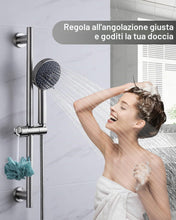 Carica l'immagine nel visualizzatore di Gallery, Supporto universale doccetta, supporto per soffione per asta saliscendi, supporto per doccia regolabile 16-27 mm, suppor
