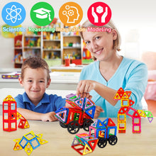 Carica l'immagine nel visualizzatore di Gallery, AOUVT 56 Pcs Costruzioni Magnetiche，Costruzioni Magnetiche Giochi Bambini，Divertente Giocattolo da Costruzione Educativo，Scelta Regalo Perfetta per Ragazzi e Ragazze dai 3 Agli 8 Anni