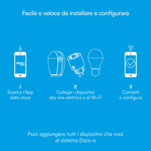 Carica l'immagine nel visualizzatore di Gallery, Beghelli Videocamera di Sorveglianza Mini Plus Dom-e Smart Wi-Fi Full HD 3MP con Visione Notturna, Audio a Due Vie, Rile