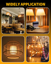Carica l'immagine nel visualizzatore di Gallery, Lampadina a sfera da golf E27, 4 W, dimmerabile, mini lampadina a vite, equivalente a 40 W, 2700 K, bianco caldo, 380 lm