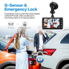 Carica l'immagine nel visualizzatore di Gallery, Dash Cam Auto con 32G SD, BOOGIIO 1080P FHD Dash Cam Schermo IPS da 3 Pollici Grandangolo 170° Dashcam con WDR, G-Sensor, Monitoraggio del Parcheggio, Registrazione in Loop, Rilevamento del Movimento