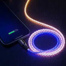 Carica l'immagine nel visualizzatore di Gallery, Philips Cavo di ricarica DLC5130L/01 per iPhone RGB 1M, cavo Lightning di ricarica rapida 27W, sincronizzazione 480Mbps,