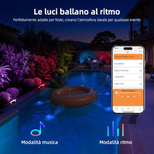 Carica l'immagine nel visualizzatore di Gallery, iLC LED Faretto Esterno 80W, equivalente a 800W, Cambio Colore Rgbw, 16 Milioni Colori, Raggruppamento, Timer 8000 lumen