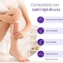Carica l'immagine nel visualizzatore di Gallery, 160 strisce depilatorie in tessuto non tessuto per ceretta