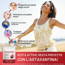 Carica l'immagine nel visualizzatore di Gallery, Astaxantina Pura 12 mg, Astaxanthin Naturale per 4 Mesi | Non OGM - 120 Capsule