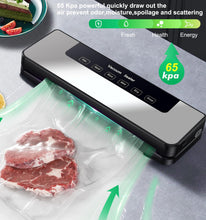 Carica l&#39;immagine nel visualizzatore di Gallery, Macchina Sottovuoto per Alimenti Professionale 65 kpa Hilifix, Con sigillo più lungo da 30mm Sigillatore sottovuoto per alimenti freschi sia secchi che umidi, buste per aspirare inclusi