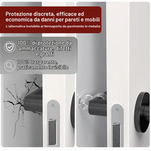 Carica l'immagine nel visualizzatore di Gallery, CNMTCCO Set di 12 Fermaporta Trasparenti per Maniglie, 6 a Forma di Cerchio, 6 a Forma di 8, Gancio Protezione Altamente