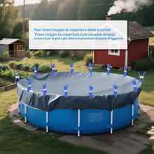 Carica l'immagine nel visualizzatore di Gallery, 12 Pezzi Pinze per Telo Piscina 4,72 Pollice Mollette per Telo Piscina Acciaio Inox Clip Copertura Piscine per Piscine F