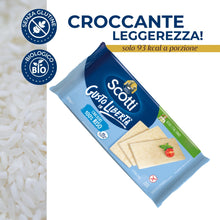 Carica l'immagine nel visualizzatore di Gallery, Riso Scotti Crackers di Riso 100%, Snack Senza Glutine, 8 Porzioni