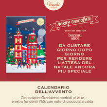 Carica l'immagine nel visualizzatore di Gallery, Venchi, Calendario Avvento 2025 Classico, 24 Cioccolatini Assortiti Granblend Latte e Extra Fondente 75%, Edizione Limitata, 181 Gr, Senza Glutine, Senza Coloranti e Conservanti, Idea Regalo Natale
