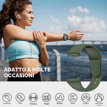 Carica l'immagine nel visualizzatore di Gallery, 3 Pezzi Cinturini Sportivi per Redmi Watch 3 Active, Braccialetto in Silicone Colorato Compatibili con Redmi Watch 3 Act