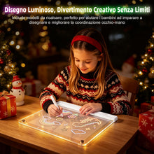 Carica l'immagine nel visualizzatore di Gallery, Awatty Lavagna da Disegno a LED, Giocattoli Regalo Bambini Bambine (Bianca)
