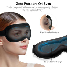 Carica l'immagine nel visualizzatore di Gallery, Gritin Mascherina per Dormire 3D, Upgrated Maschera per Dormire Oscuramento