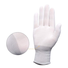 Carica l'immagine nel visualizzatore di Gallery, Ehdis 6 paia Nylon Guanti di montaggio antiscivolo senza cuciture, Guanti da lavoro per riparazioni, industria automobil