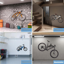 Carica l'immagine nel visualizzatore di Gallery, Portabici da Muro, Capacità di Carico 22 Chilogrammi, Supporto Bici da Muro Realizzato in Metallo Robusto, Appendi Bici 