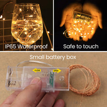 Carica l'immagine nel visualizzatore di Gallery, innolife 6 catene luminose a batteria, 3 m, 30 LED, 8 modalità