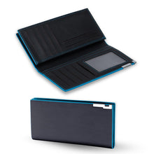 Carica l'immagine nel visualizzatore di Gallery, Generico Portafoglio Lungo Uomo - Elegante, Slim con Porta Soldi, Nostro Portafoglio Uomo Verticale e Capiente con Portatessere Uomo, Integrato per Lo Stile.