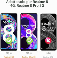 Carica l'immagine nel visualizzatore di Gallery, Vauki 3 Pezzi Vetro Temperato Compatibile con Realme 8 4G/Realme 8 Pro Pellicola Protettiva Ultra-HD Durezza 9H Resisten