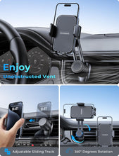 Carica l'immagine nel visualizzatore di Gallery, Porta Cellulare Auto Supporto Telefono: [Funzionamento con una mano] Supporto Cellulare per Bocchette D'aria Dell'Auto, 