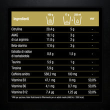 Carica l'immagine nel visualizzatore di Gallery, Pre Workout Potente con Vitamine B3, B6, B12 | 510g | Nutrimea