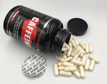 Carica l&#39;immagine nel visualizzatore di Gallery, Caffeina Anidra Pura 180 Capsule da 200 mg FlorioSport Integratore Alimentare di Caffeine ad alto dosaggio