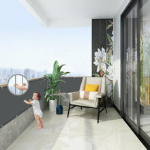 Carica l'immagine nel visualizzatore di Gallery, AXT SHADE Frangivisto Balcone Protezione Impermeabile Copri Ringhiera Balcone Privacy Frangivento Protezione UV con Occh