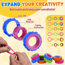 Carica l'immagine nel visualizzatore di Gallery, Kssvzz Fidget Toys,Anello Antistress Bambini per Autismo e ADHD, Aiuta ad Alleviare Lo Stress e l'ansia,Fidget Ring Toys