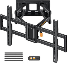 Carica l'immagine nel visualizzatore di Gallery, Perlegear Supporto TV Parete da 37-82 Pollici, Staffa TV Girevole Inclinabile ed Estendibile, Braccio Ultra Resistente Fino 60kg, VESA 200x100-600x400mm