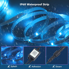 Carica l'immagine nel visualizzatore di Gallery, CUQI Striscia LED da 20M per Esterni, Impermeabile IP68 Striscia LED RGB per Esterni Supporta il Controllo Tramite Telec