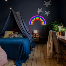 Carica l'immagine nel visualizzatore di Gallery, Amzeeniu Luci al Neon Led Arcobaleno Night Lights Mood Lights Insegne Luci luce Decorazione luminose Neon Signs Batteria