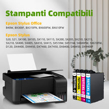 Carica l'immagine nel visualizzatore di Gallery, Koala T0715 Cartuccia d'inchiostro Compatibili per Epson T0711 T0712 T0713 T0714 pour Stylus SX100 SX110 SX210 SX215 SX410 SX415 SX510W SX515W SX610FW DX4400 DX7450 DX8400 DX9400F, Pacco din 20