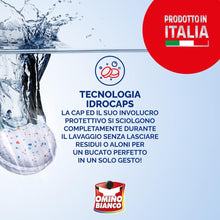 Carica l'immagine nel visualizzatore di Gallery, Omino Bianco Additivo Lavatrice Bianco Vivo Idrocaps, 10 Caps x 4