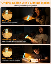 Carica l'immagine nel visualizzatore di Gallery, Gritin Gen 3 Luce per Lettura Libri a Letto-2 Sorgenti Luminose, 5 Colori