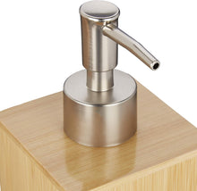 Carica l'immagine nel visualizzatore di Gallery, Relaxdays Set Bagno, Confezione 4 Accessori in bambù, Portaspazzolino, Porta Dentifricio, Portasapone &amp; Vassoio,Naturale