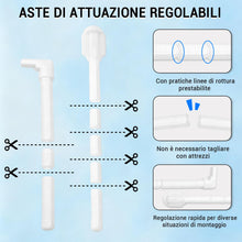 Carica l'immagine nel visualizzatore di Gallery, Set Barre di Spinta per Geberit Ricambi Sigma 241.874.00.1,1 Kit