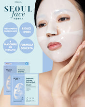 Carica l'immagine nel visualizzatore di Gallery, DERMAL Maschera Viso Idrogel con Acido Ialuronico, Coreana, 4 Pezzi