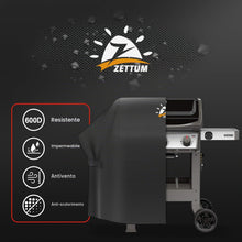 Carica l'immagine nel visualizzatore di Gallery, Zettum Copertura barbecue da 121 cm, 7138 Copri in PU per BBQ Weber Spirit serie 200, Oxford 600D Impermeabile Telo Este