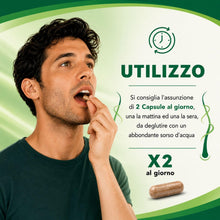 Carica l'immagine nel visualizzatore di Gallery, ALL IN ONE, Integratore capelli uomo - Vitamine capelli con Serenoa Repens 640 mg e Biotina alta titolazione - Zinco, Se