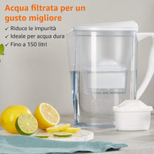 Carica l'immagine nel visualizzatore di Gallery, Amazon Basics Filtri per acqua, adatto e compatibile con tutte le caraffe BRITA, incluse le PerfectFit, confezione da 6