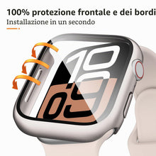 Carica l'immagine nel visualizzatore di Gallery, Mugust 2 Pezzi Cover per Apple Watch SE 3/2/1 /Series 6 5 4 40mm Vetro Temperato Pellicola Protettiva,PC Rigido Case Pro