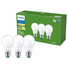 Carica l'immagine nel visualizzatore di Gallery, Philips UltraEfficient, Lampadina LED smart A60 E27, Confezione da 3