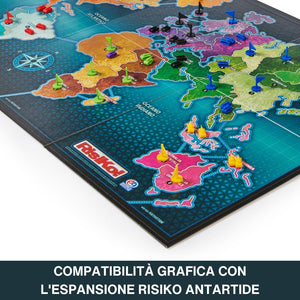 Editrice Giochi, Risiko, Giochi in Scatola, Risiko Classico Edizione 2023, Giochi di Società e Strategia per Famiglia e Amici, Giochi da Tavolo per Adulti e Bambini, da 3 a 6 Giocatori, 10+ Anni