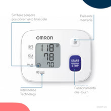 Carica l'immagine nel visualizzatore di Gallery, OMRON RS1 Misuratore di Pressione Arteriosa da Polso clinicamente validato