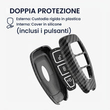 Carica l'immagine nel visualizzatore di Gallery, kwmobile Custodia Copri Chiave Compatibile con Ford con 3 tasti Keyless Go - Cover Coprichiave Telecomando Auto in Plast